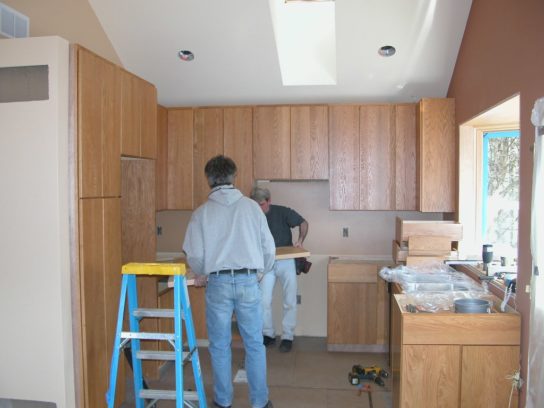 Alfandre Guest House kitchen construction