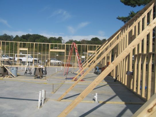 Commercial Office Building initial framing